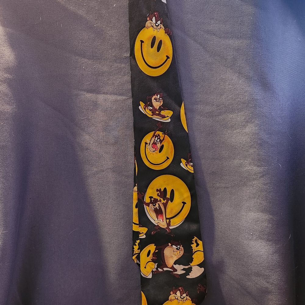 Vintage Men's tie Looney Tunes Mania Tazmanian Devil